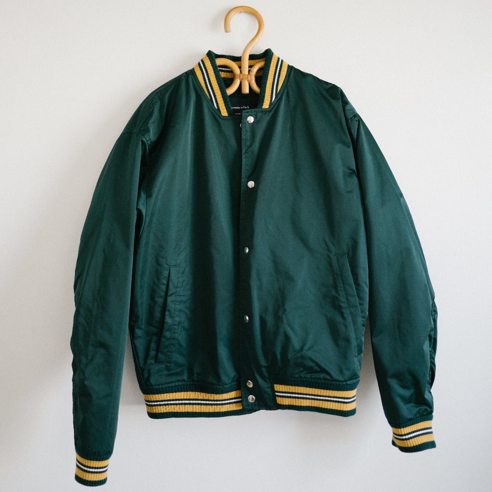 Abercrombie Varsity Bomber Jacket
